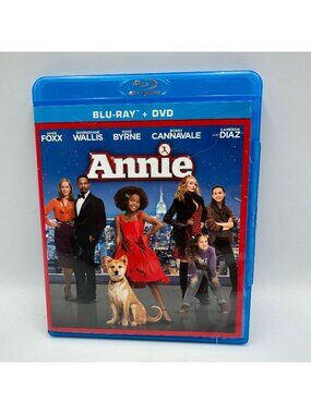 Annie BluRay DVD 2014 Quvenzhane Wallis Jamie Foxx Sony Pictures PG Musical